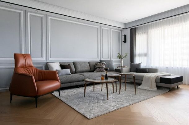 航天城96平米現(xiàn)代風(fēng)格裝修設(shè)計(jì)效果圖