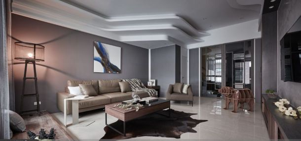 龍湖香緹國際社區(qū)150平4室2廳簡約風裝修案例參考