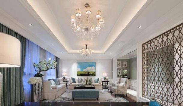 金泰新理城153平米三居室美式鄉(xiāng)村風(fēng)格設(shè)計方案效果圖