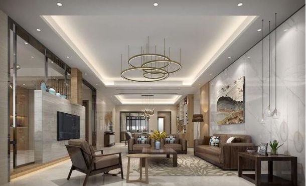 融創(chuàng)攬月府170平米四居室現(xiàn)代簡約風格設(shè)計方案效果圖參考