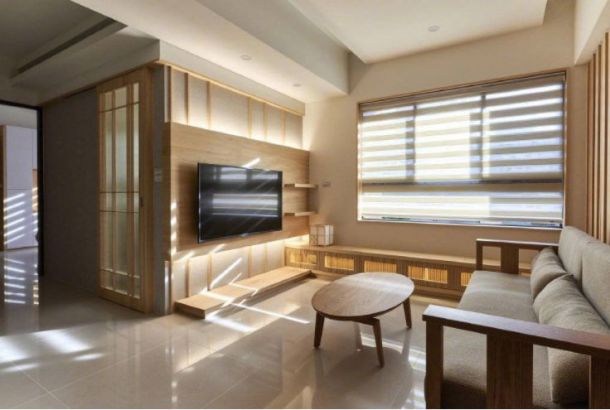 高山流水127平米三居室日式風(fēng)格設(shè)計方案效果圖參考