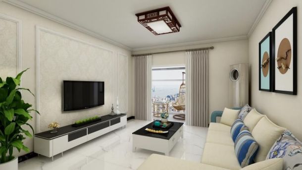 御錦城115平米三居室現(xiàn)代簡約風(fēng)格設(shè)計(jì)方案效果圖參考