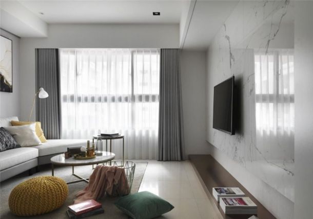 御錦城98平米兩居室北歐風(fēng)格設(shè)計方案效果圖參考