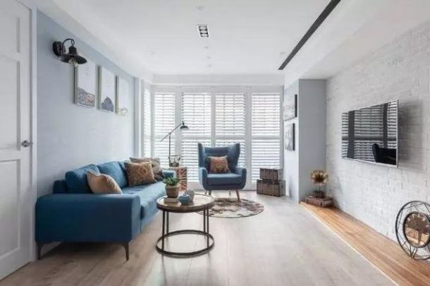 太乙城95平米兩居室現(xiàn)代簡約風格設(shè)計方案效果圖參考