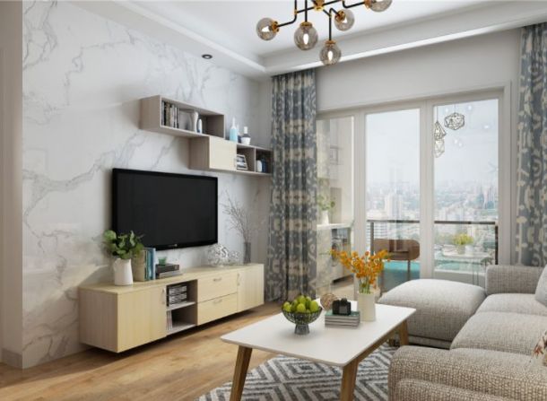 隆源國際城118平米三居室現(xiàn)代簡約風(fēng)格設(shè)計(jì)方案效果圖