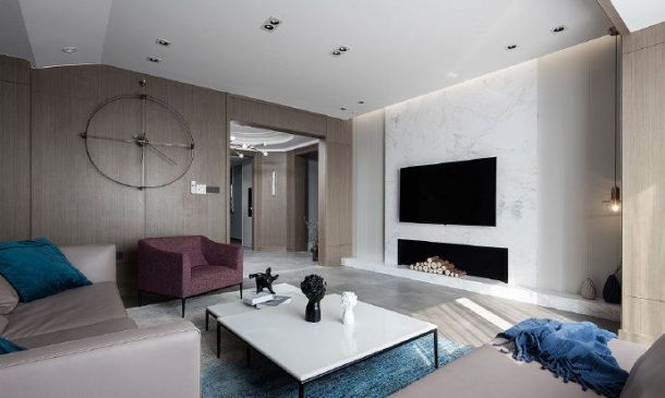 合能公館135平米美式風格裝修設計效果圖