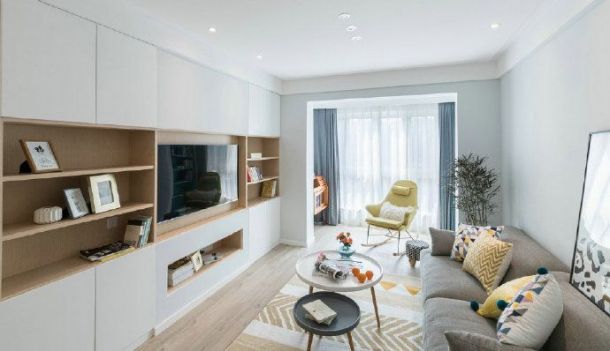 高新大都會120平米北歐風格裝修設計效果圖