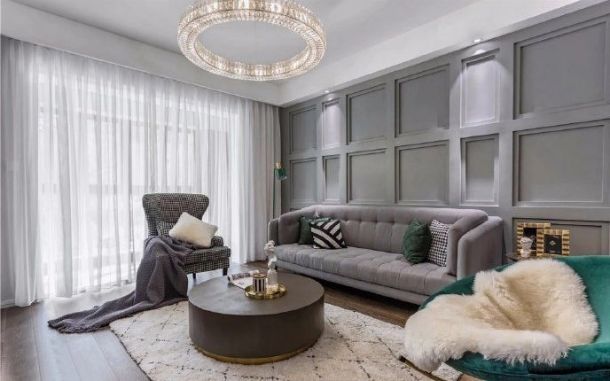 恒基碧翠錦華134平米三居室現(xiàn)代簡(jiǎn)約風(fēng)格設(shè)計(jì)方案效果圖參考