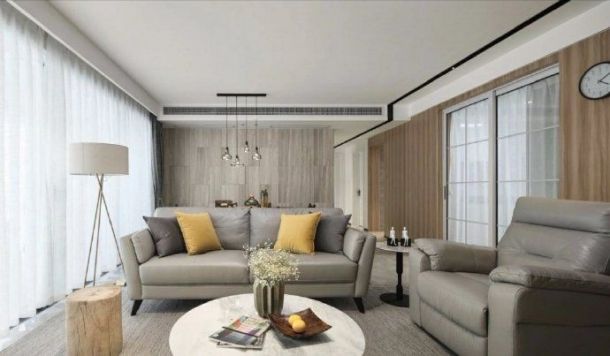 中貿(mào)廣場(chǎng)95平米現(xiàn)代簡(jiǎn)約風(fēng)格裝修設(shè)計(jì)效果圖