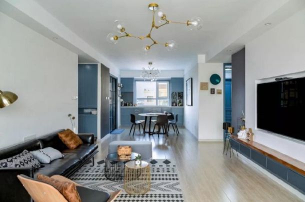 陸港濱海灣118平米三居室現(xiàn)代簡約風(fēng)格設(shè)計方案效果圖參考