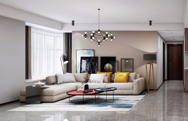 陜師大家屬院108平米三居室現(xiàn)代簡約風(fēng)格設(shè)計(jì)方案效果圖參考