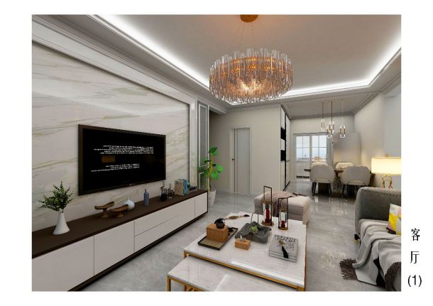 天地源楓林意樹110平米三居室現(xiàn)代簡約風(fēng)格設(shè)計(jì)方案效果圖參考