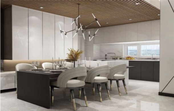 天悅東都108平現(xiàn)代簡約三居室設(shè)計(jì)方案效果圖參考