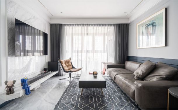 德杰狀元府邸112平混搭風格設(shè)計方案效果圖參考