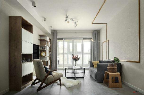 天正花園118平三居室現(xiàn)代簡約風格設計方案效果圖