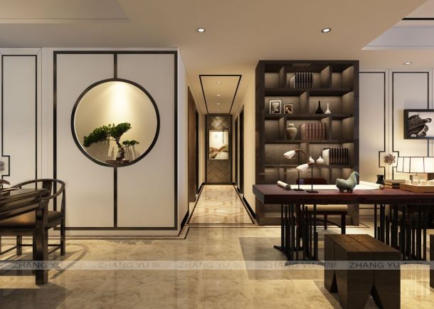 中冶一曲江山160平中式風(fēng)格