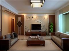 亮麗家園158平方現代中式風格設計方案