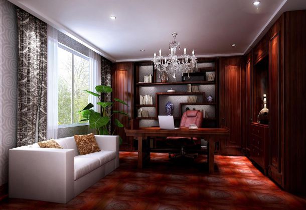 文景觀園140平簡歐風(fēng)格設(shè)計(jì)方案