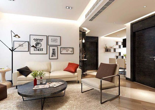 觀湖大第115平米現(xiàn)代簡約設計方案