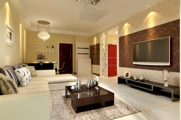 天朗藍湖樹98平米現代簡約設計方案