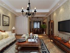 長慶涇河產業(yè)園140平美式風格設計方案