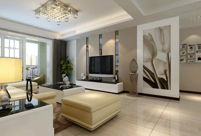 天朗大興郡140平現(xiàn)代簡約風格設(shè)計方案