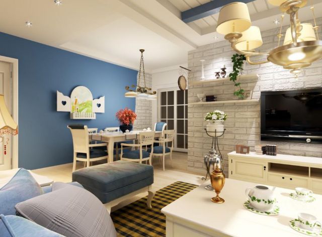 西安長(zhǎng)和·上尚郡121平地中海風(fēng)格設(shè)計(jì)方案