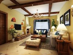 東方世紀城  205平  美式鄉(xiāng)村風格