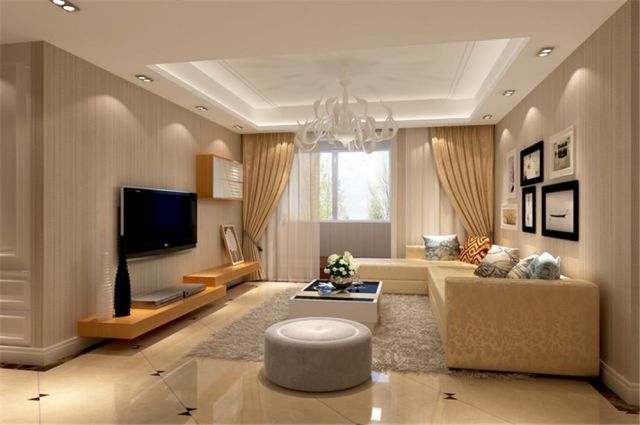 曲江金水灣110平現(xiàn)代簡約風格設計方案