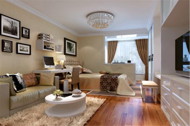 萊茵小城90平現(xiàn)代簡約風格設計方案