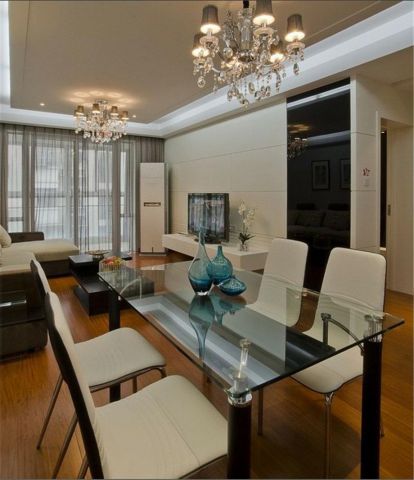 曲江亮麗家園126平米現(xiàn)代簡(jiǎn)約設(shè)計(jì)方案