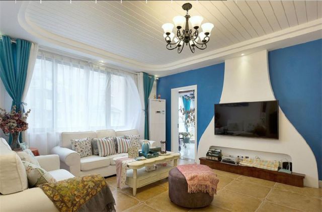 明威橡樹灣130地中海風格設(shè)計方案