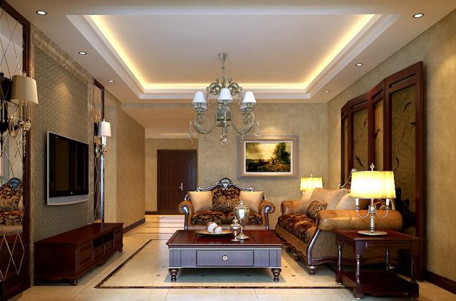 觀山悅簡歐式風格120平米