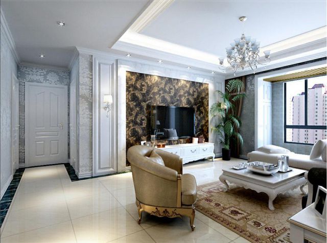 高新綠地138.9平米現(xiàn)代簡(jiǎn)約設(shè)計(jì)方案