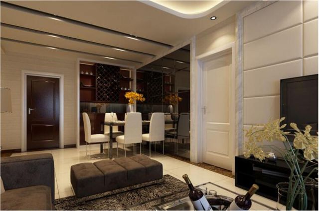 中通二局小區(qū)138平米現(xiàn)代簡約設計方案