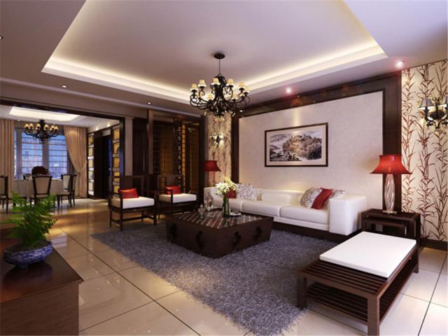 金泰新理城126平米新中式設(shè)計(jì)方案