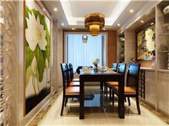 國金華府130平米新中式風格設計方案