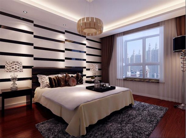 中醫(yī)學(xué)院小區(qū)132平米美式設(shè)計(jì)方案