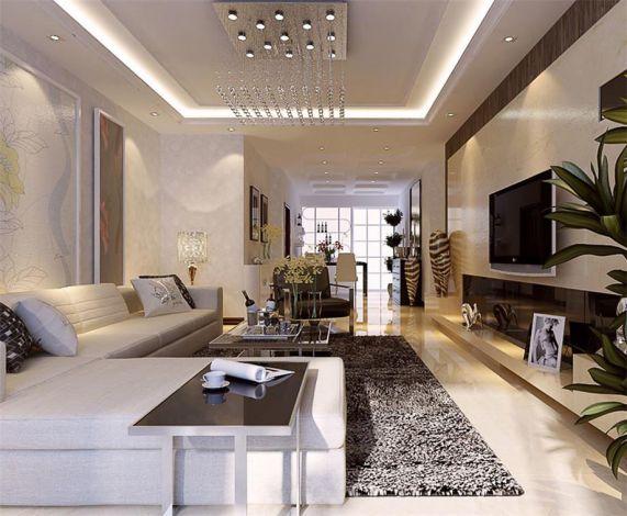 龍城銘苑小區(qū)121平米現(xiàn)代簡(jiǎn)約設(shè)計(jì)方案