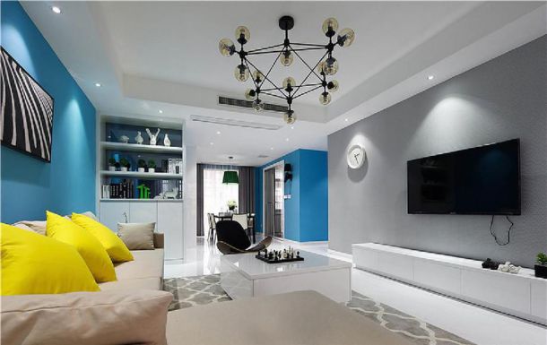 龍城銘園120平米美式設(shè)計方案