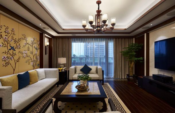 秦都花苑170平新中式風格