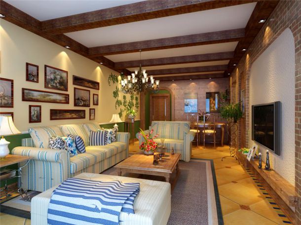 鉑悅126平英式風格設計方案