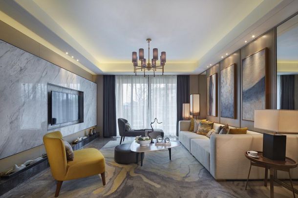 麟鳳尊匯118平 現(xiàn)代輕奢風(fēng)格