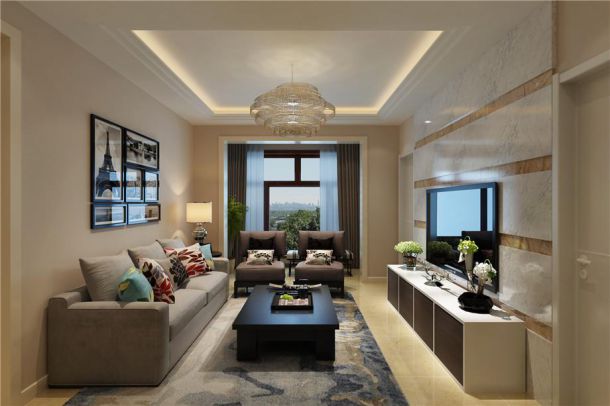 航天城110平現(xiàn)代簡約風(fēng)格設(shè)計方案