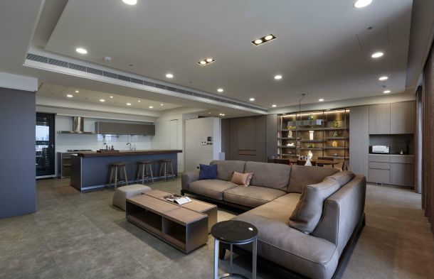 保利拉菲公館189平現(xiàn)代簡約設計