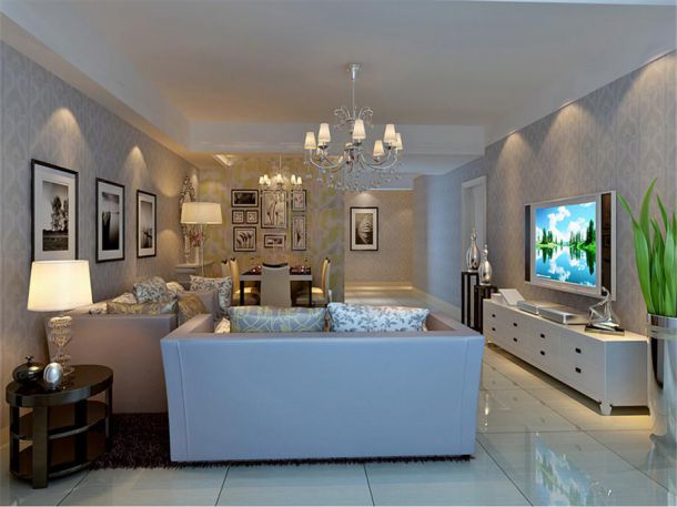 天朗大興郡125平簡約風(fēng)格設(shè)計方案