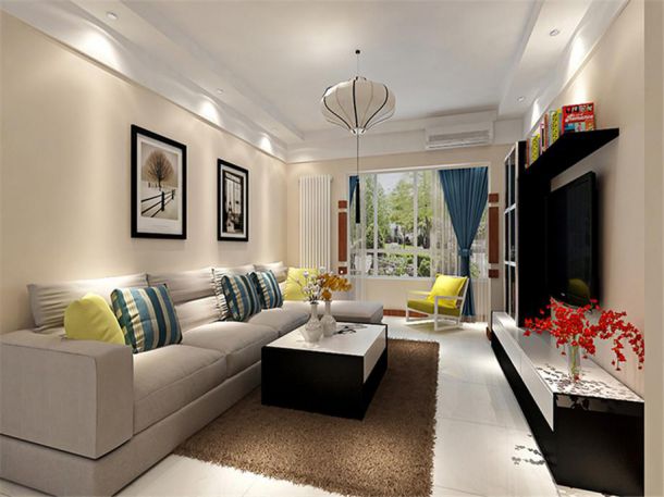 曲江香都125平簡(jiǎn)約風(fēng)格設(shè)計(jì)方案