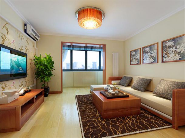 西市佳境102平新中式風(fēng)格設(shè)計方案