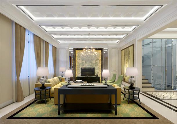 九錦臺(tái)260平時(shí)尚簡(jiǎn)約風(fēng)格設(shè)計(jì)方案