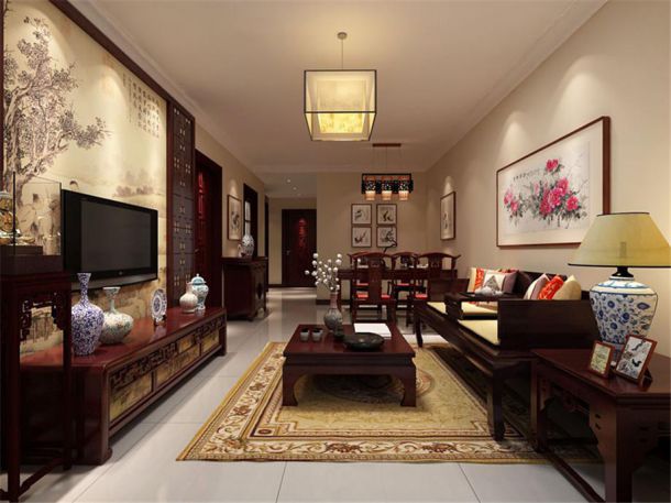 金輝·悅府80平新中式風格設(shè)計方案